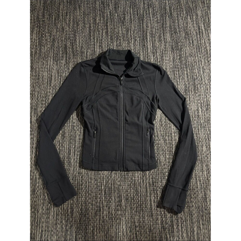 Lululemon Define Cropped Jacket *Nulu Sculpting Bodycon Size 2